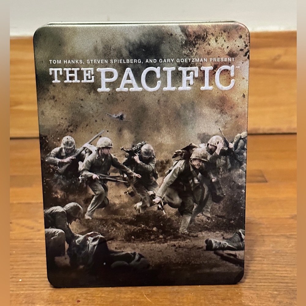 The Pacific (DVD, 2010, 6-Disc Set) Tin Case /The Pacific Tin Case. New.